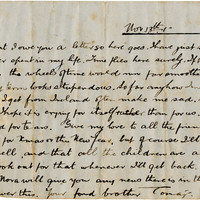 Letter from Thomas Ashe to Minnie, 13 November 1916