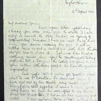 Letter from May Fay to James Finn 16 April 1916