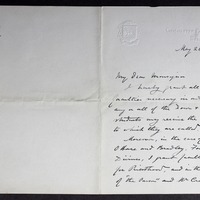 Letter from Joseph MacRory to John F. Hogan, 26 May 1916