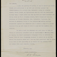 Letter from L. T. Silvester to Edward O’Farrell, 21 July 1916