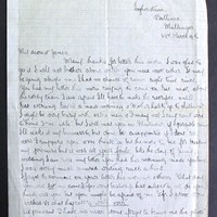 Letter from May Fay to James Finn 23 March 1916