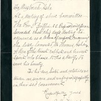 Letter from D.M. Houlihan to Norah Ashe, 9 October 1917