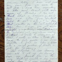 Letter from Marie Martin to her mother Mary Martin, 4 January 1916