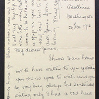 Letter from May Fay to James Finn, 23 February 1916