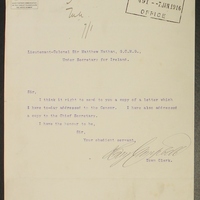 Letter from Henry Campbell to Matthew Nathan, 6 January 1916