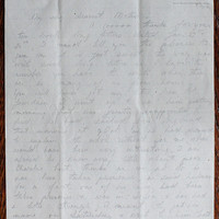 Letter from Marie Martin to her mother Mary Martin, 12 February 1916