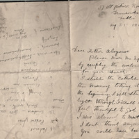 Letter from Lillie Connolly to Fr Aloysius Travers, 25 August 1916