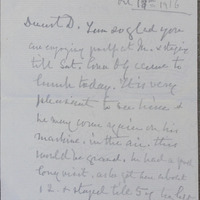 Letter from Jane Coffey to her son Diarmid Coffey, 17 October 1916