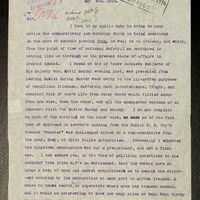 Letter from William Henry Caunt to Herbert Henry Asquith, 4 May 1916