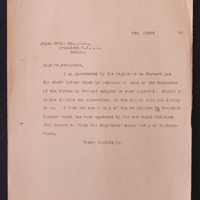 Letter to James Craig, 5 March 1921