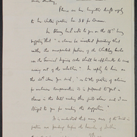 Letter to Sir Robert Chalmers, circa 22 June 1916