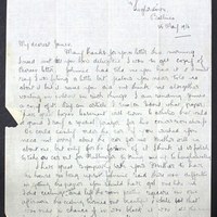 Letter from May Fay to James Finn 23 May 1916