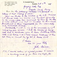 Letter from John Quinn to Gregory Ashe, 11 October 1917