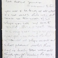 Card from May Fay to James Finn, 6 March 1916