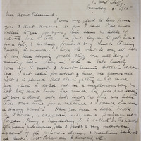 Letter from Olive Duffin to her brother Charles Edmund Duffin, 6 December 1915