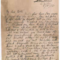 Letter from Fanny Doyle to her mother Kate Doyle, 5 May 1916