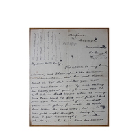 Letter from Marian Blake to Mrs Daly, 29 October 1923