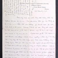 Letter from James Finn to May Fay, 31 March 1916