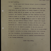 Letter from Hugh de Fellenberg Montgomery to Hamilton, 10 June 1916