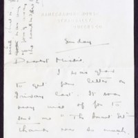 Letter from Susan Fitzgerald to Michael Gorman, summer 1916