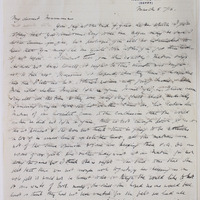 Letter from Emma Duffin to her mother, Maria Duffin, 5 March 1916