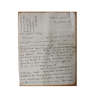 Letter from Marian Blake to Charles Daly, January/February 1923