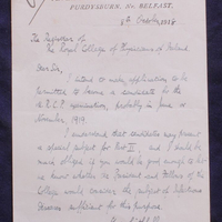 Letter from James Boyd to Thomas Kirkpatrick, 8 October 1918