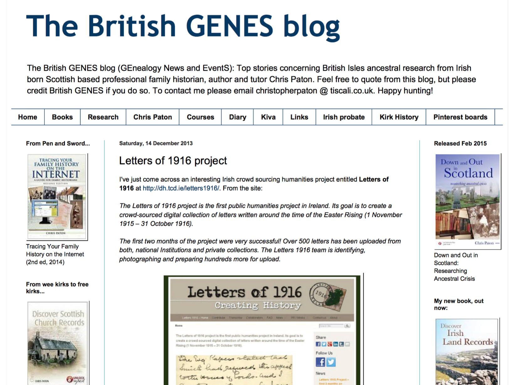 Image: British GENES Blog, 14 December 2013