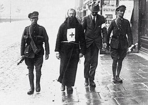 Fr. Dominic O'Connor OFM Cap. - Four Courts Arrest (1922) Image courtesy of the Irish Capuchin Provincial Archives.