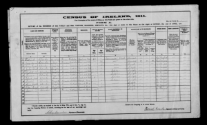 1911 Census - Clarke Family