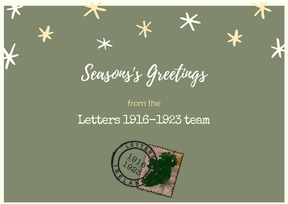 Season's Greetings 2017 | Letters 1916-1923